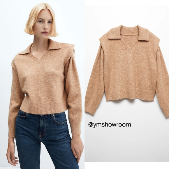 MANGO Shoulder detail sweater - Picture 1 of 4